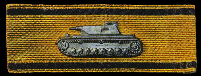 Tank Destruction Badge in Gold